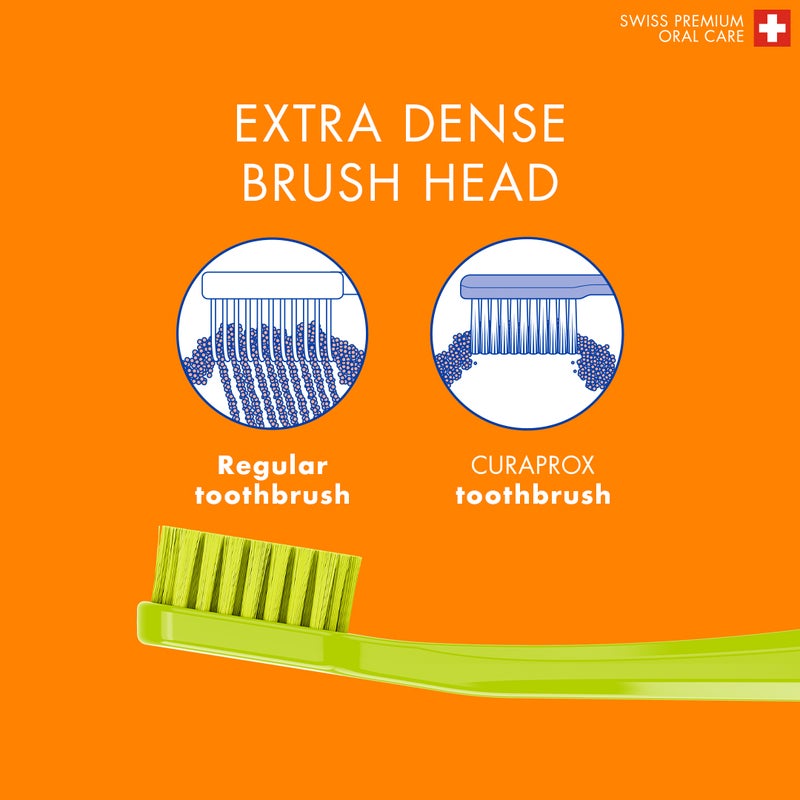 CURAPROX Be You Six-Taste-Pack | Mini Travel Size Toothpaste & Toothbrush Kit | Convenient, Eco-Friendly Oral Care Set for On-the-Go | Perfect for Travel - Image 5